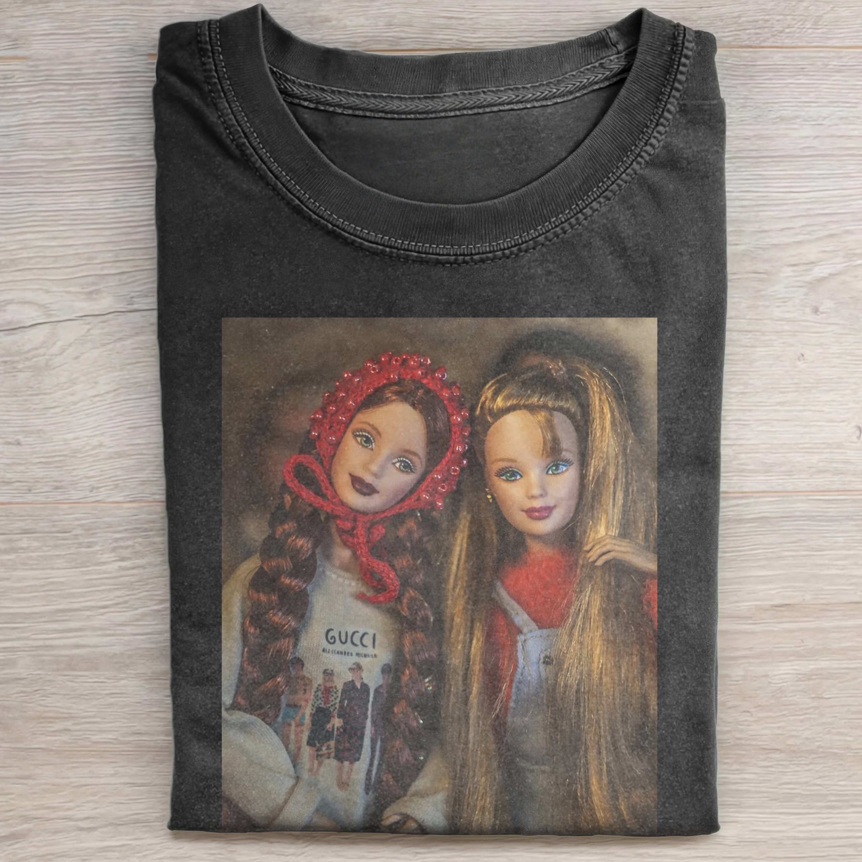 RETRO CUTE 2 Funny Doll FaceCORE T-SHIRT