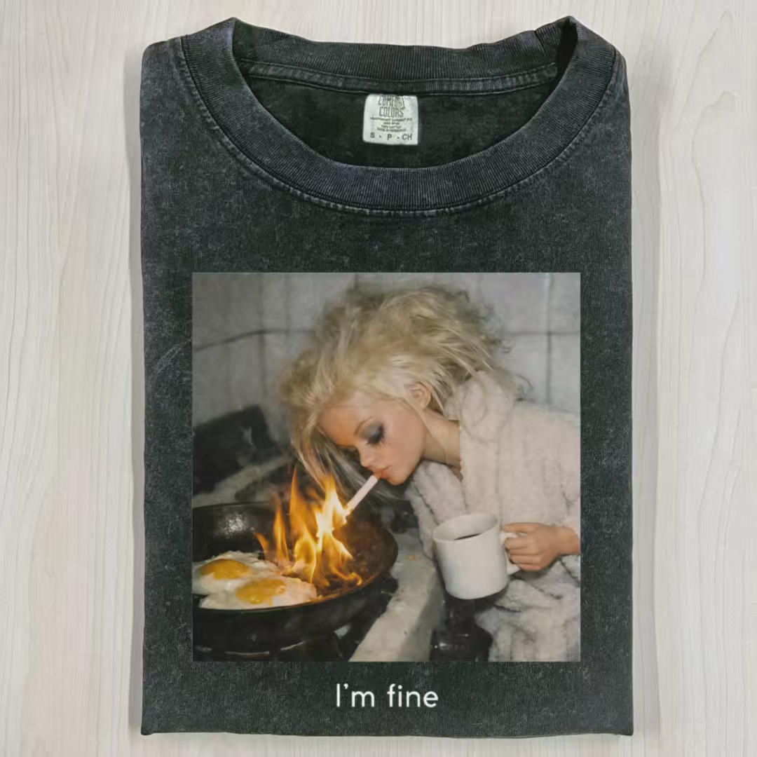 Funny Distressed Doll Graphic T-Shirt-ShawnCraft