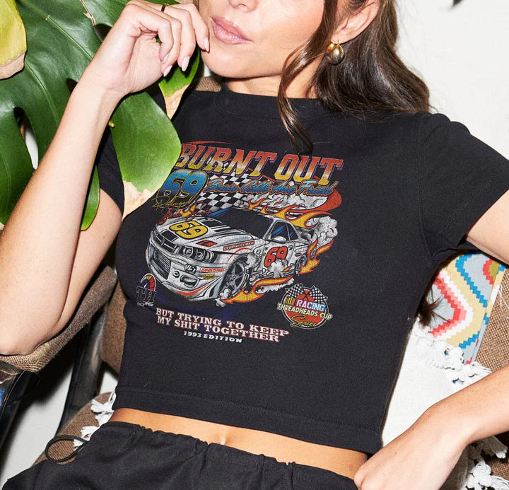 Burnt Out Baby Tee-ShawnCraft