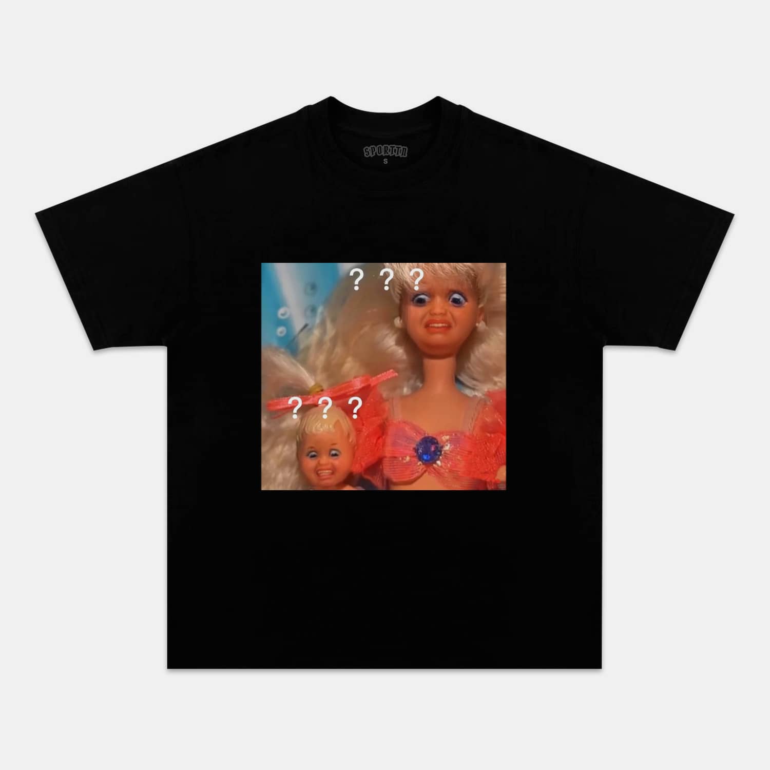 Funny Doll Face GIRL MEME T-SHIRT-ShawnCraft