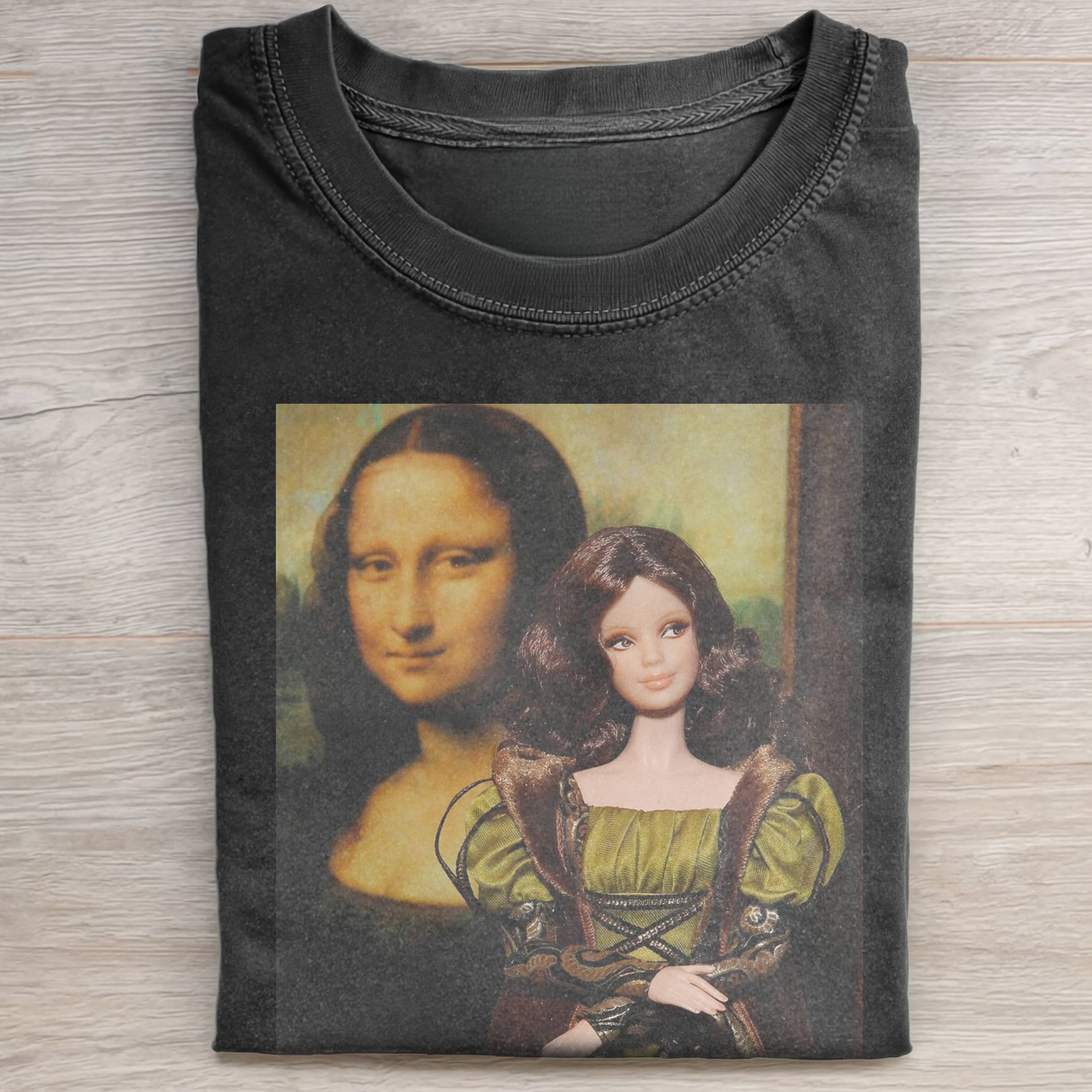 MONA LISA Funny Doll FaceCORE T-SHIRT