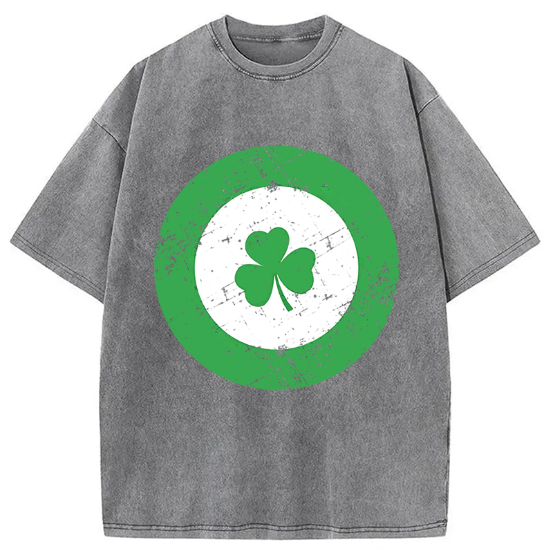 Awesome St Patricks Day Washed T-Shirt-ShawnCraft
