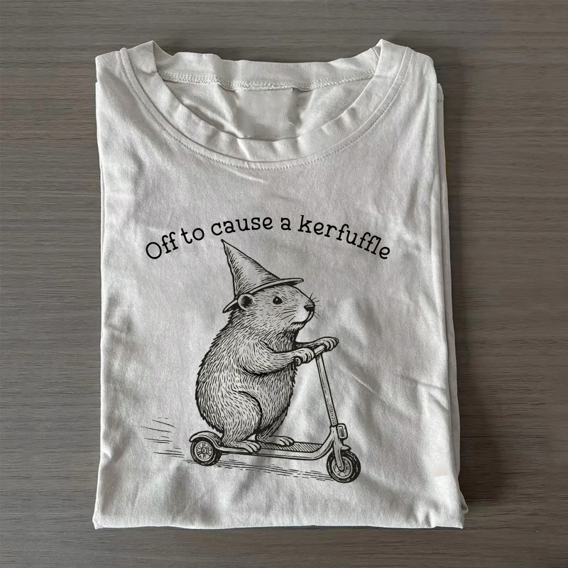 Off To Cause A Kerfuffle T-Shirt-ShawnCraft