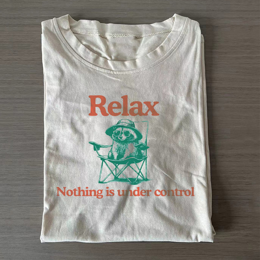 Chill Raccoon Vintage T-shirt-ShawnCraft