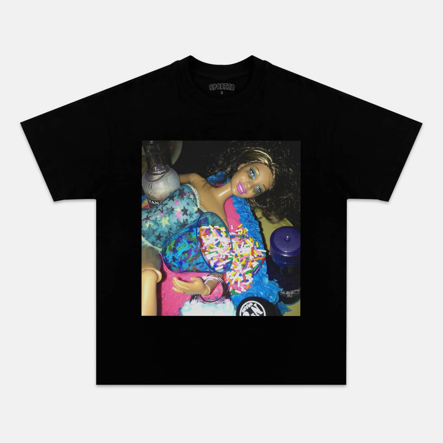 Funny Doll Face PARTY GIRL T-SHIRT-ShawnCraft