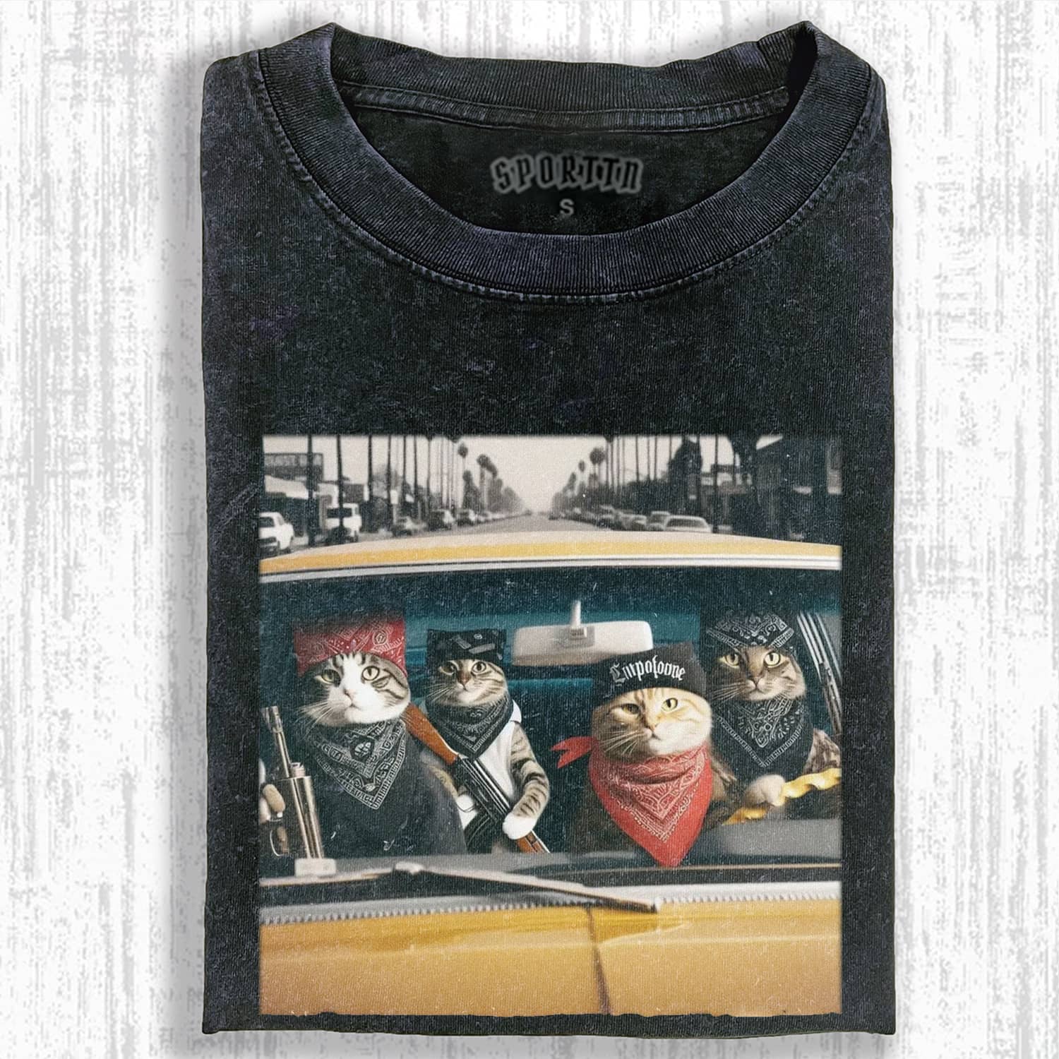 FUNNY CAT T-SHIRT-ShawnCraft