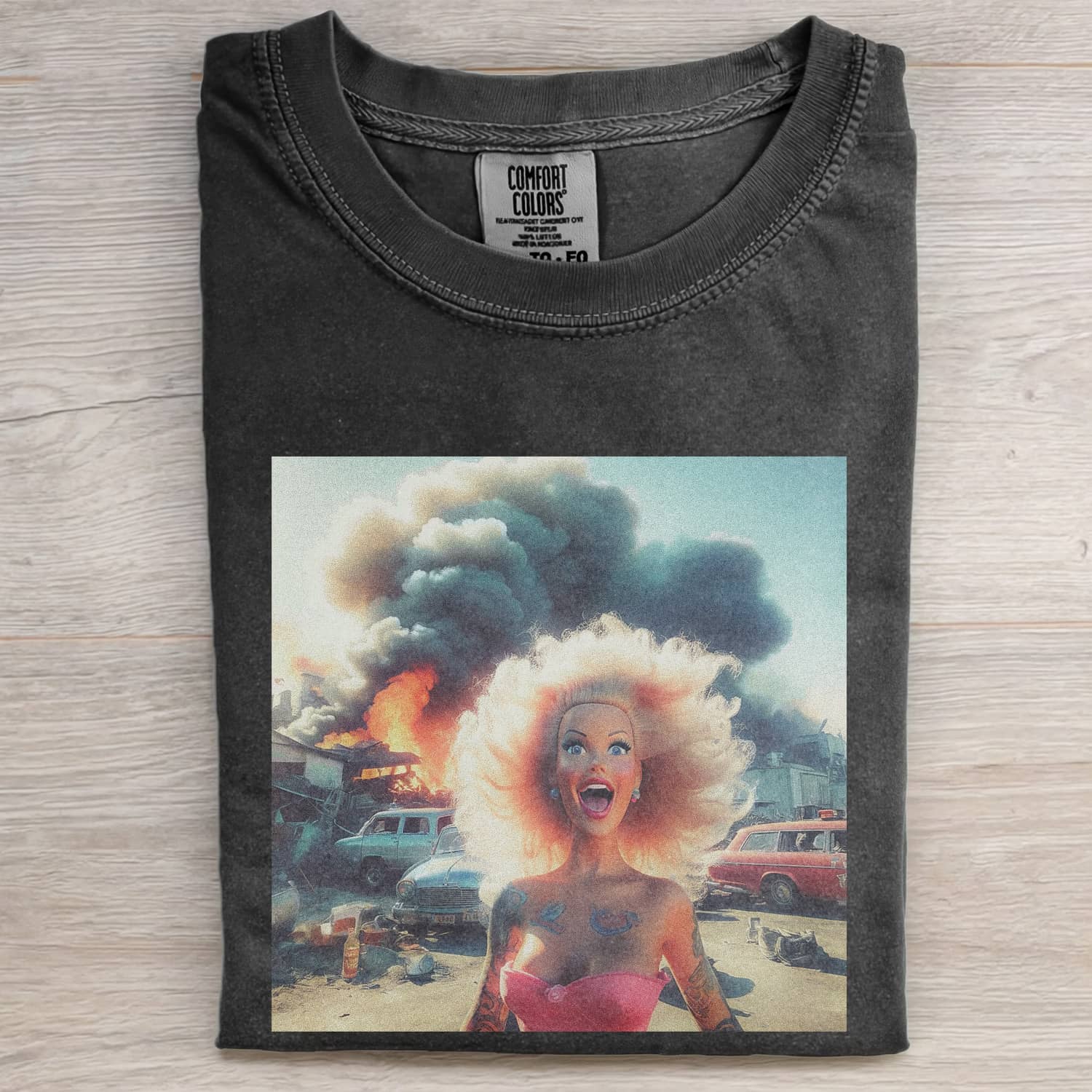 Funny Doll FaceCORE MEME MOOD ICON TEE-ShawnCraft