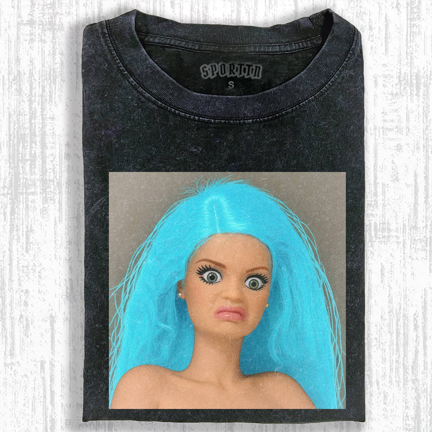 Funny Doll Face EMOJI MEME ICON T-SHIRT-ShawnCraft