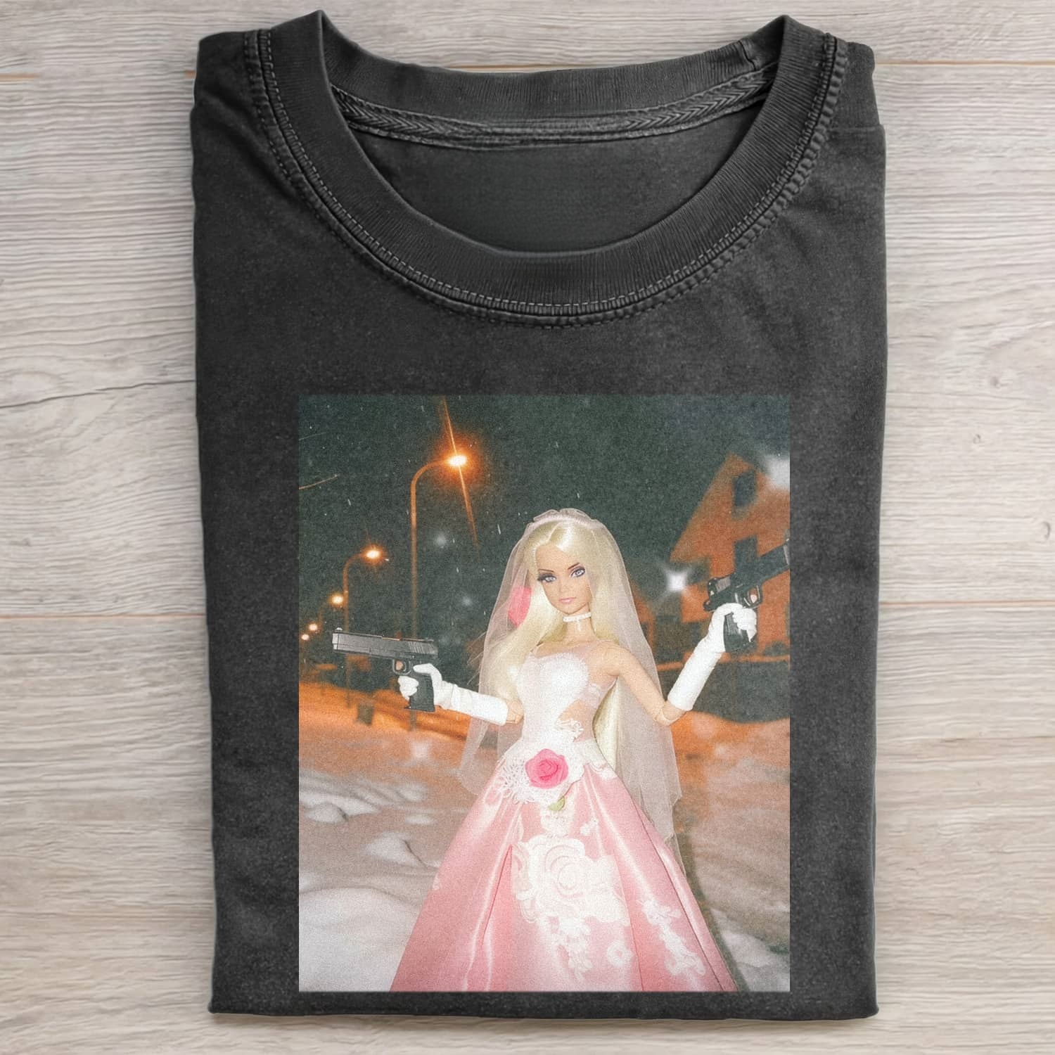 Funny Doll FaceCORE MEME MOOD ICON TEE