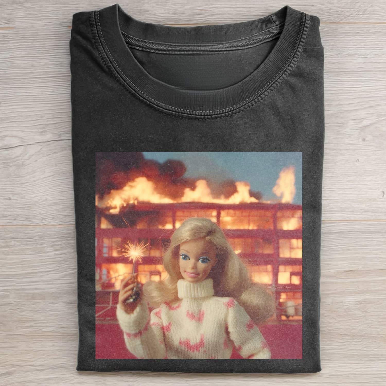 Funny Doll FaceCORE MEME MOOD ICON TEE