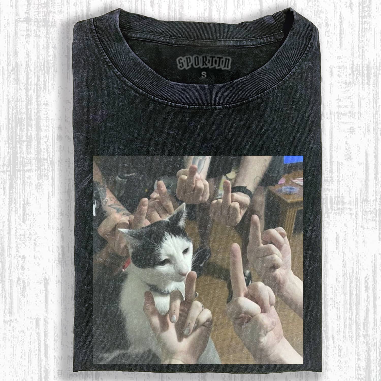 FUNNY CAT MEME T-SHIRT-ShawnCraft