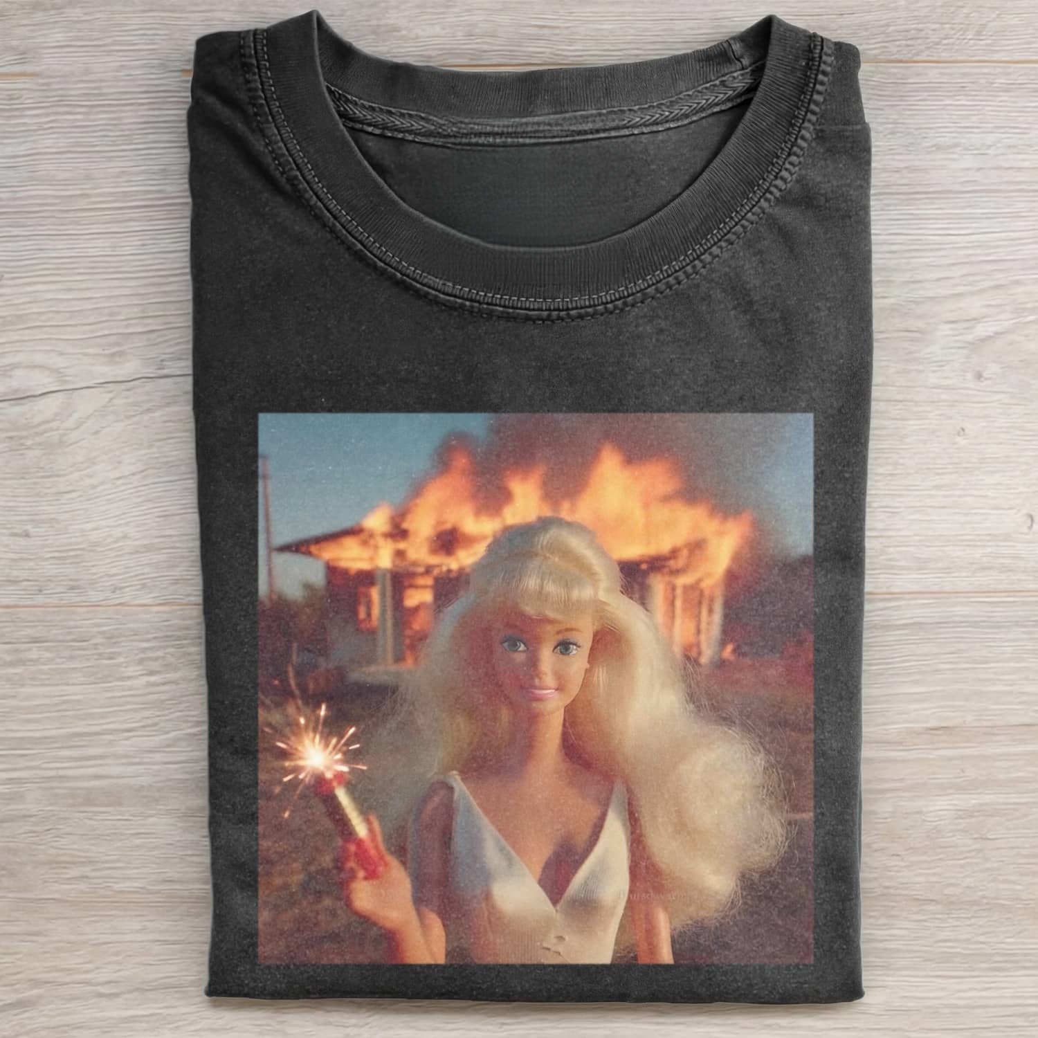 Funny Doll FaceCORE MEME MOOD ICON TEE