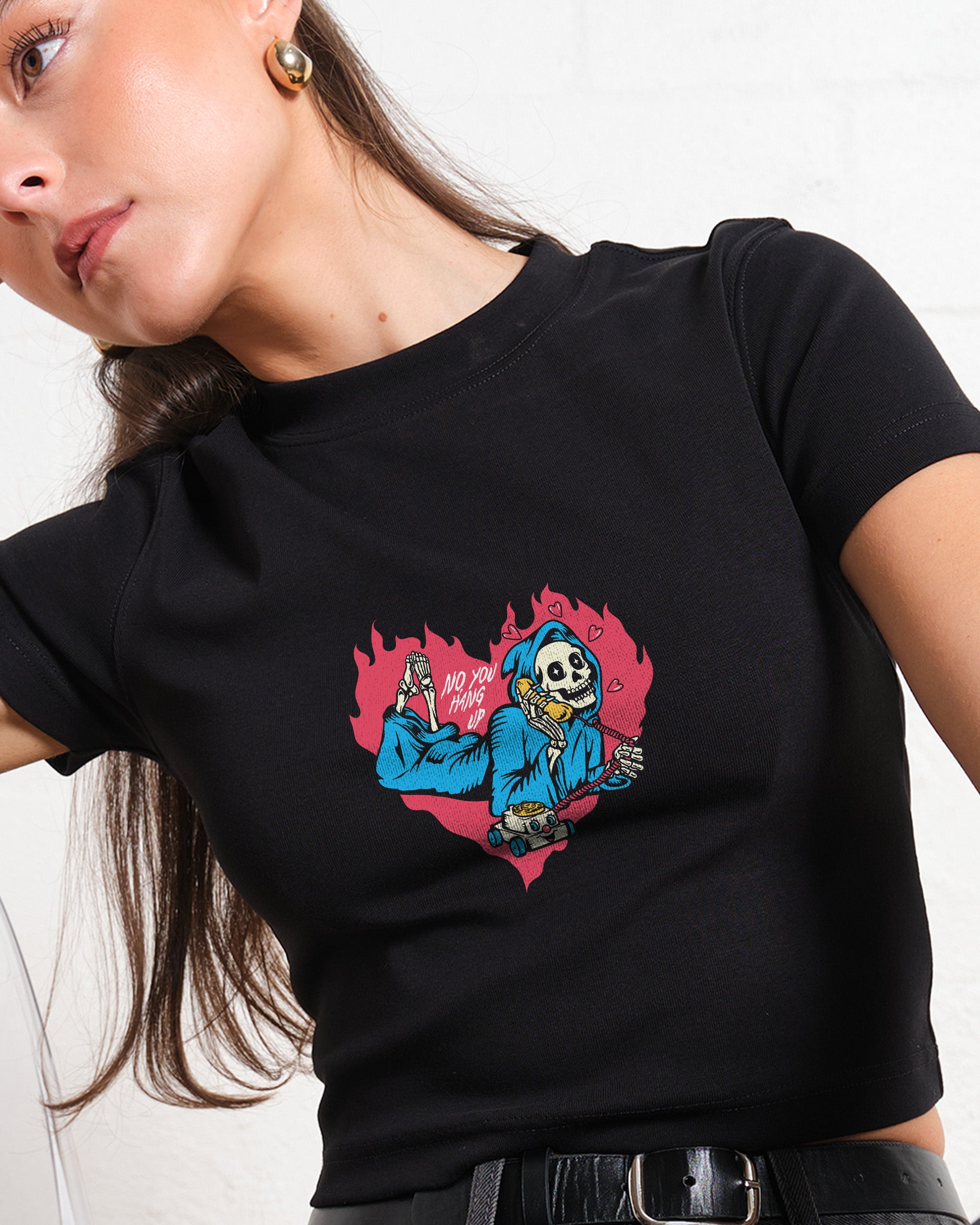 No You Hang Up Baby Tee-ShawnCraft