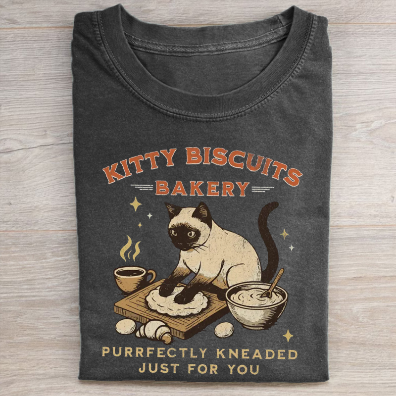 Siamese Cat Bakery T-shirt-ShawnCraft