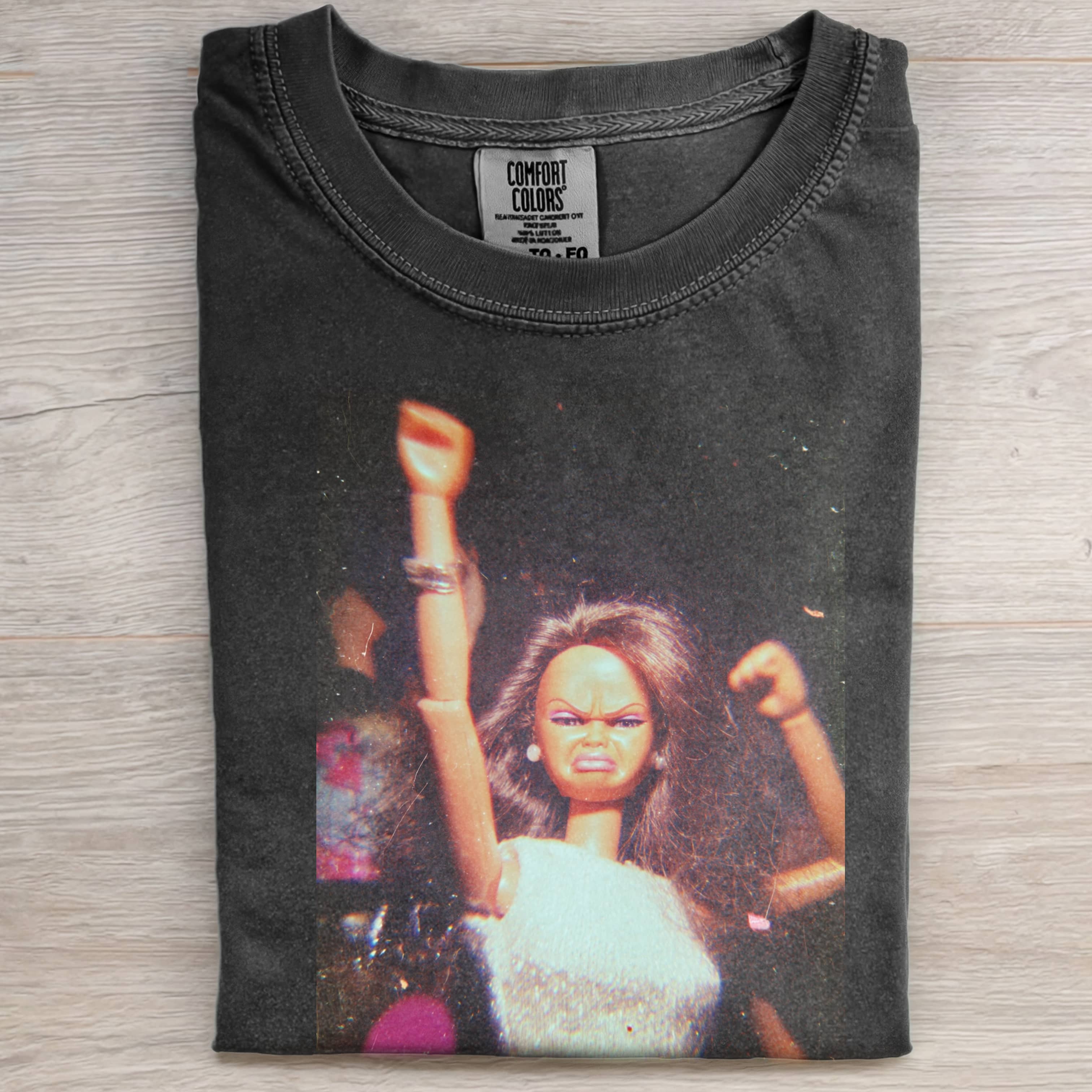 Funny Doll FaceCORE-THEMED PARTY TEE-ShawnCraft