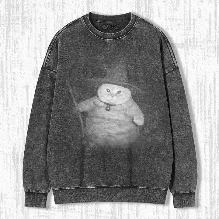 WIZARD CAT SWEATSHIRTS & HOODIES-ShawnCraft