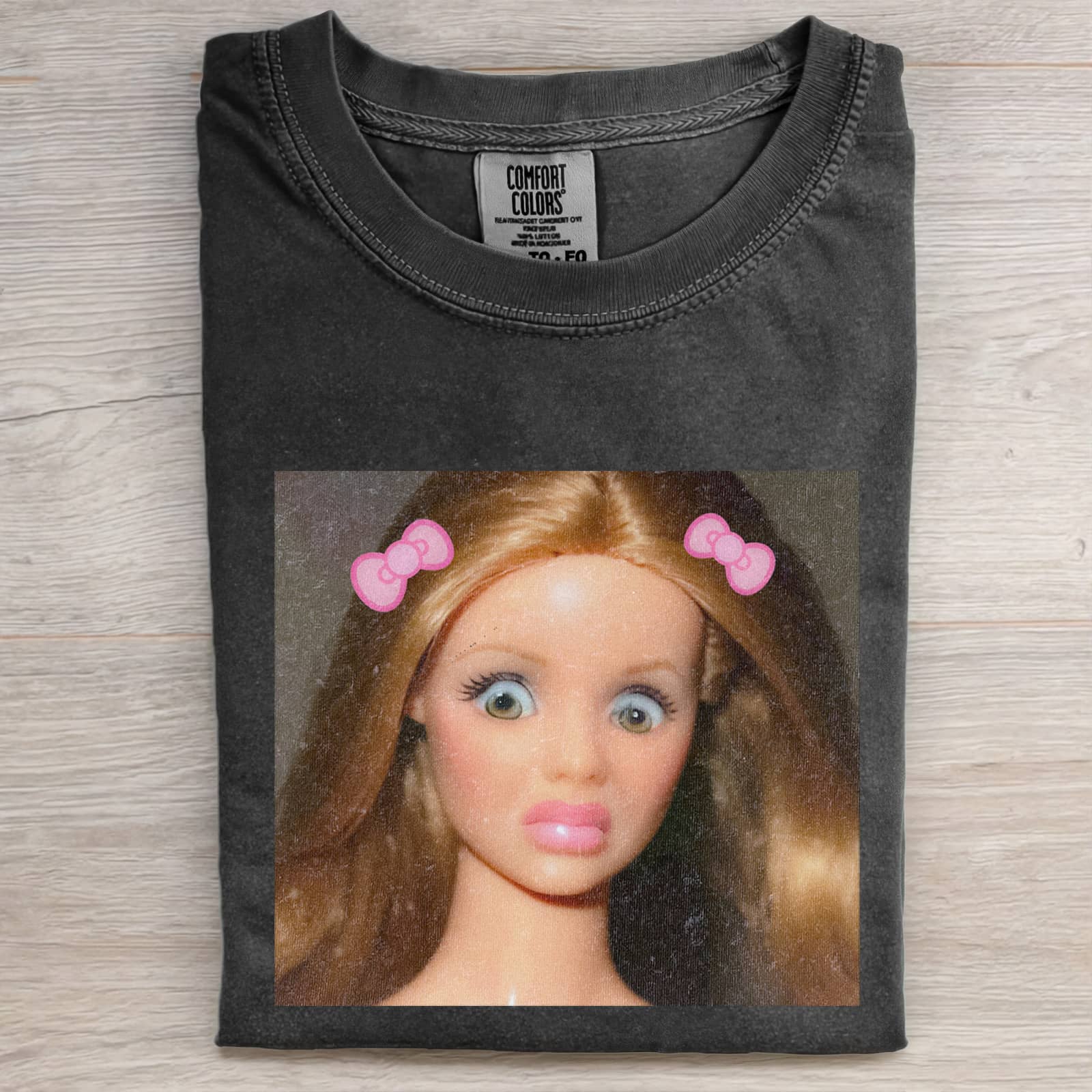 Funny Doll Face GIRL MEME T-SHIRT-ShawnCraft