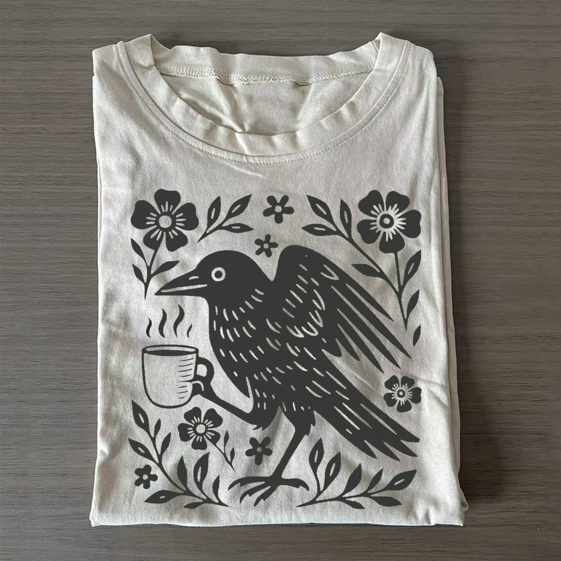 Boho Crow T-shirt-ShawnCraft