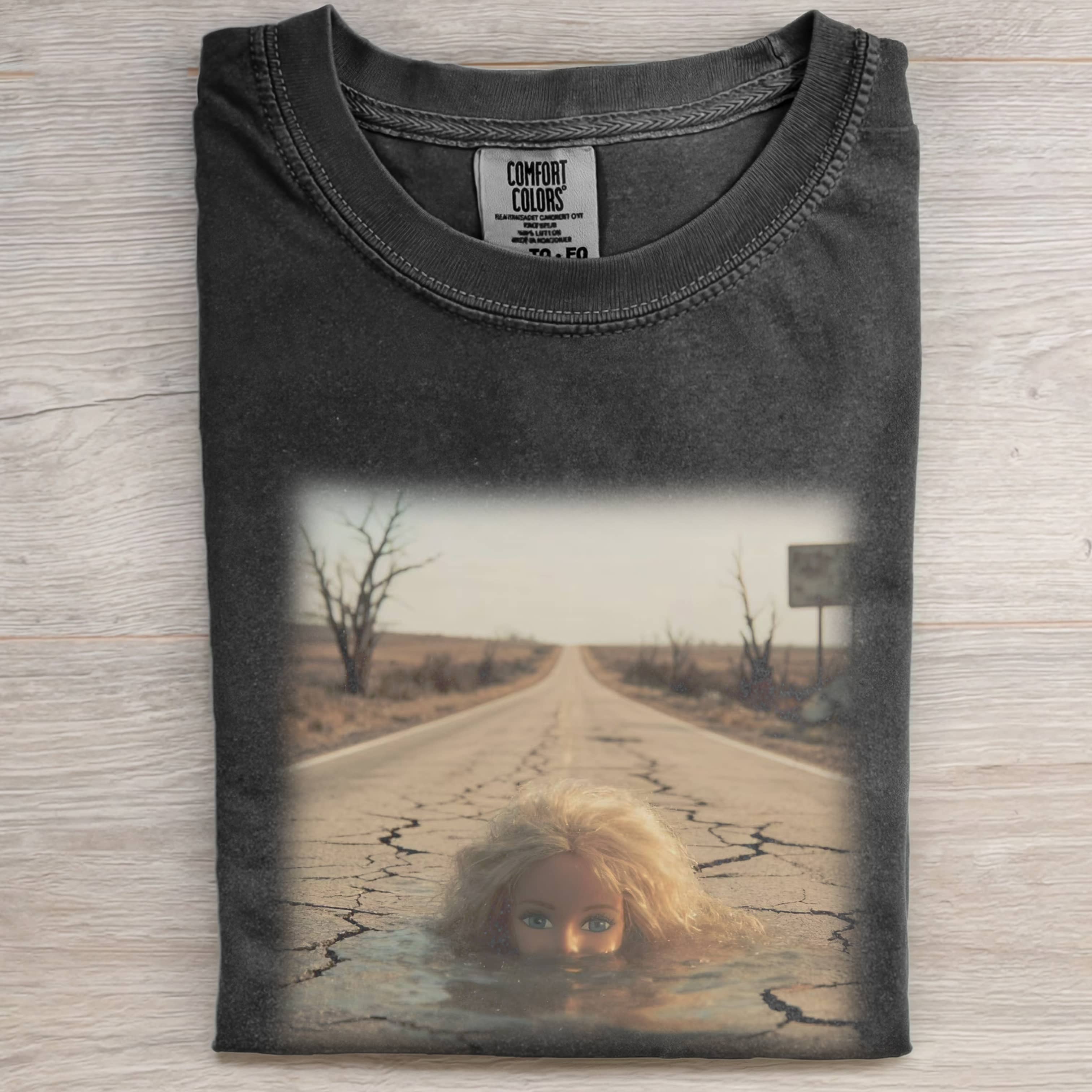HIGHWAY Funny Doll Face GIRL TEE-ShawnCraft