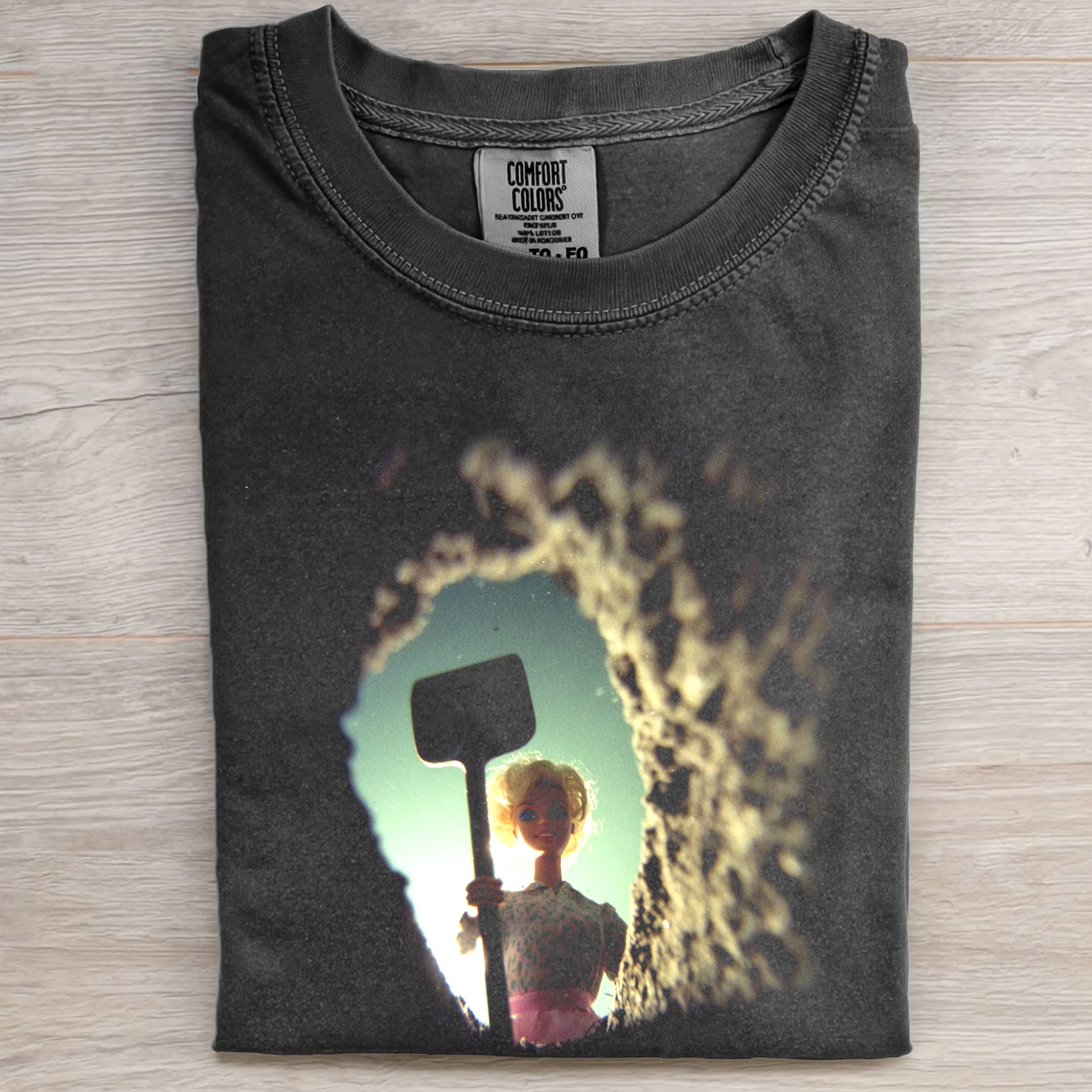 Funny Doll Face DIGGING TEE-ShawnCraft