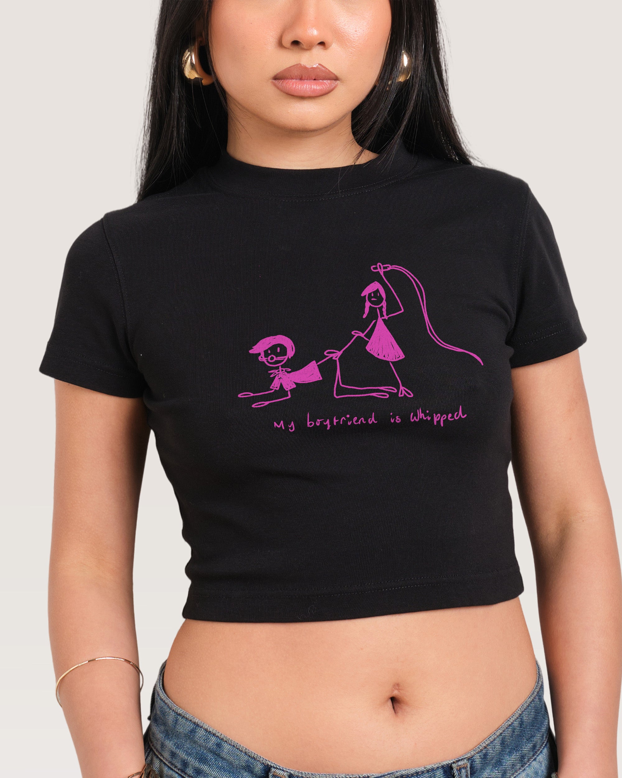 My Boyfriend is Whipped Baby Tee-ShawnCraft