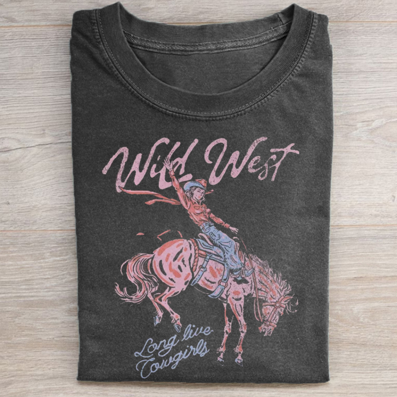 Retro Wild West Shirt Western T-shirt