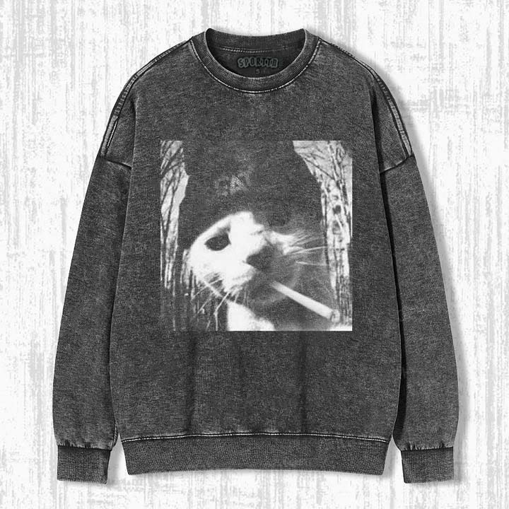 WACKY CAT SWEATSHIRTS & HOODIES-ShawnCraft