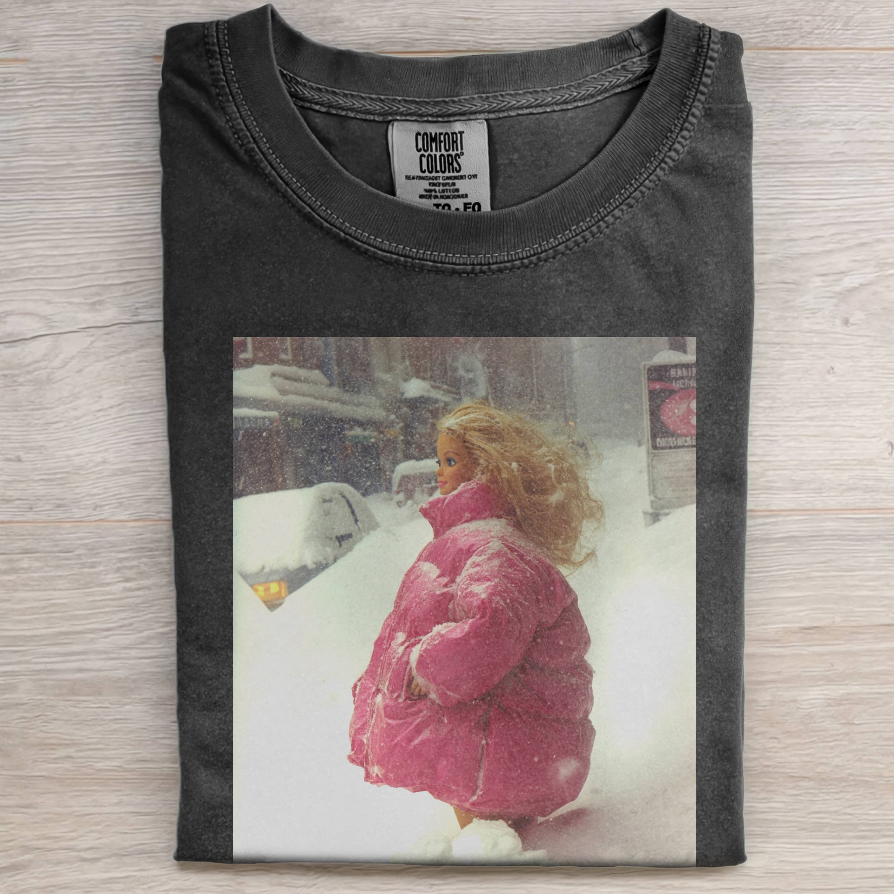 SNOW DOWN JACKET Funny Doll FaceCORE TEE-ShawnCraft