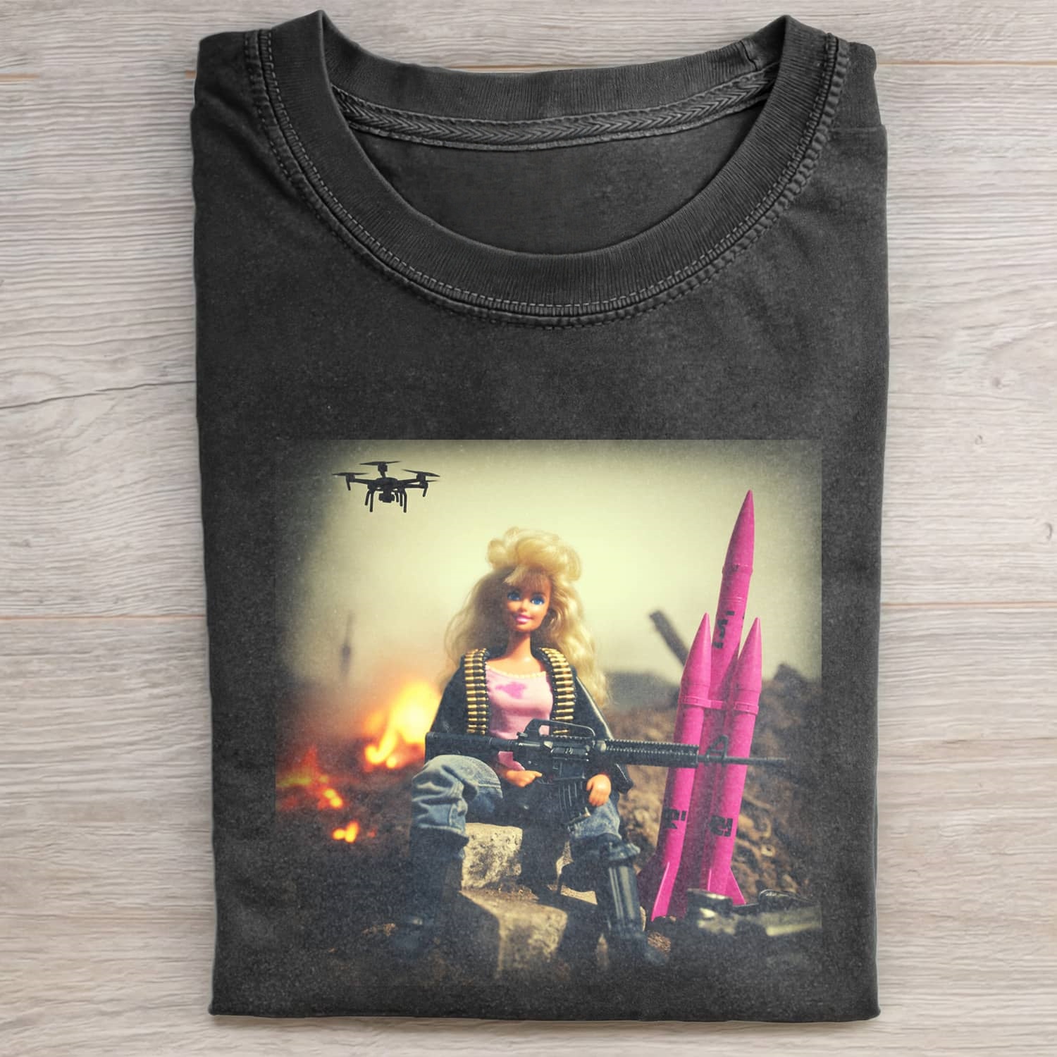 Funny Doll FaceCORE MEME MOOD ICON TEE
