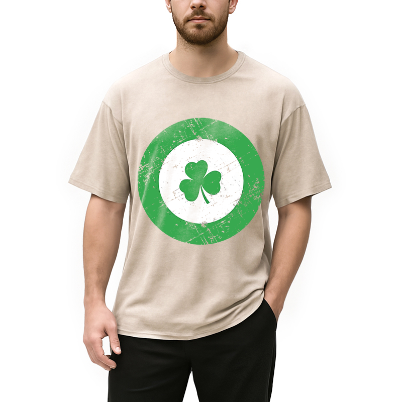 Awesome St Patricks Day Washed T-Shirt-ShawnCraft
