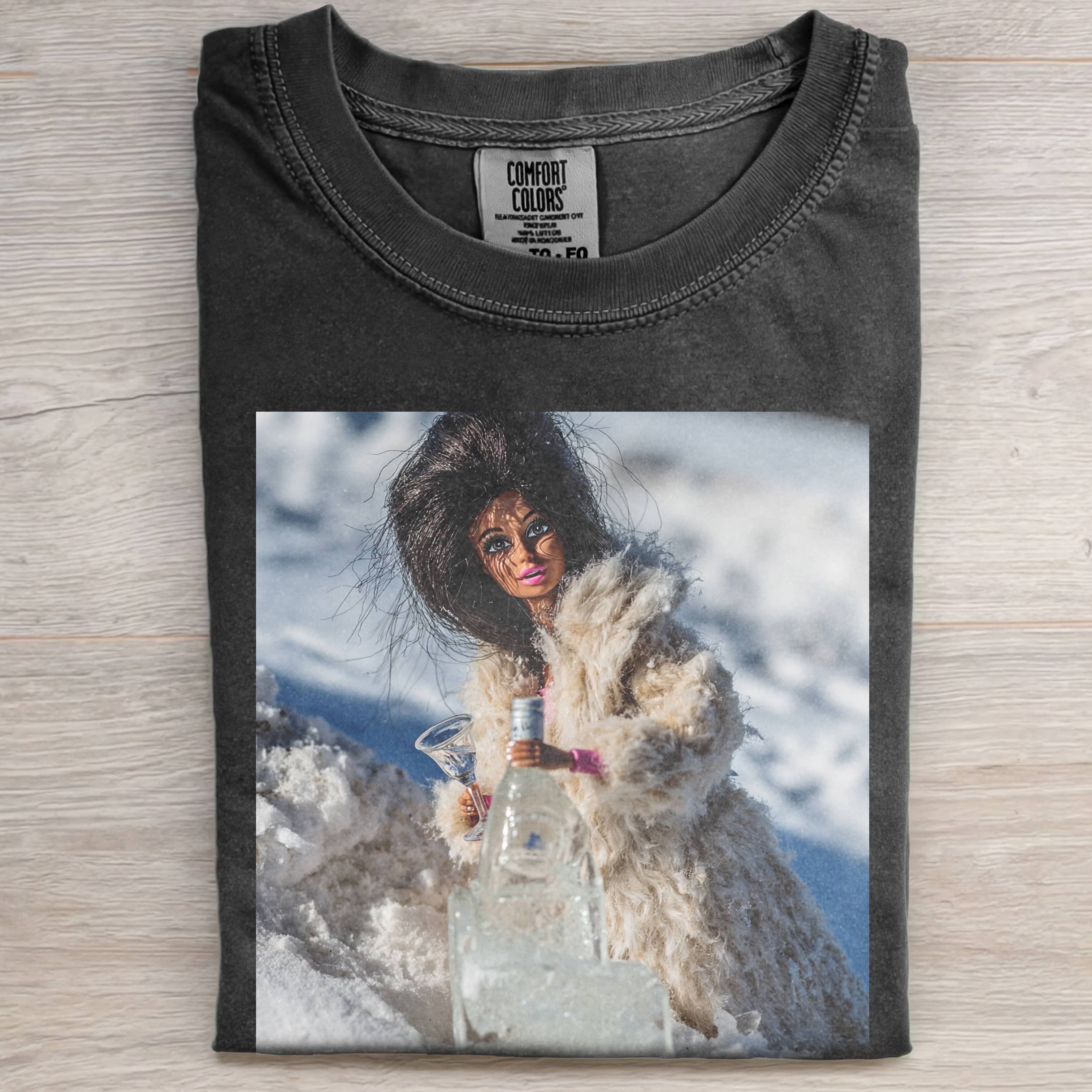Funny Doll FaceCORE SNOW-THEMED DRINKING TEE-ShawnCraft