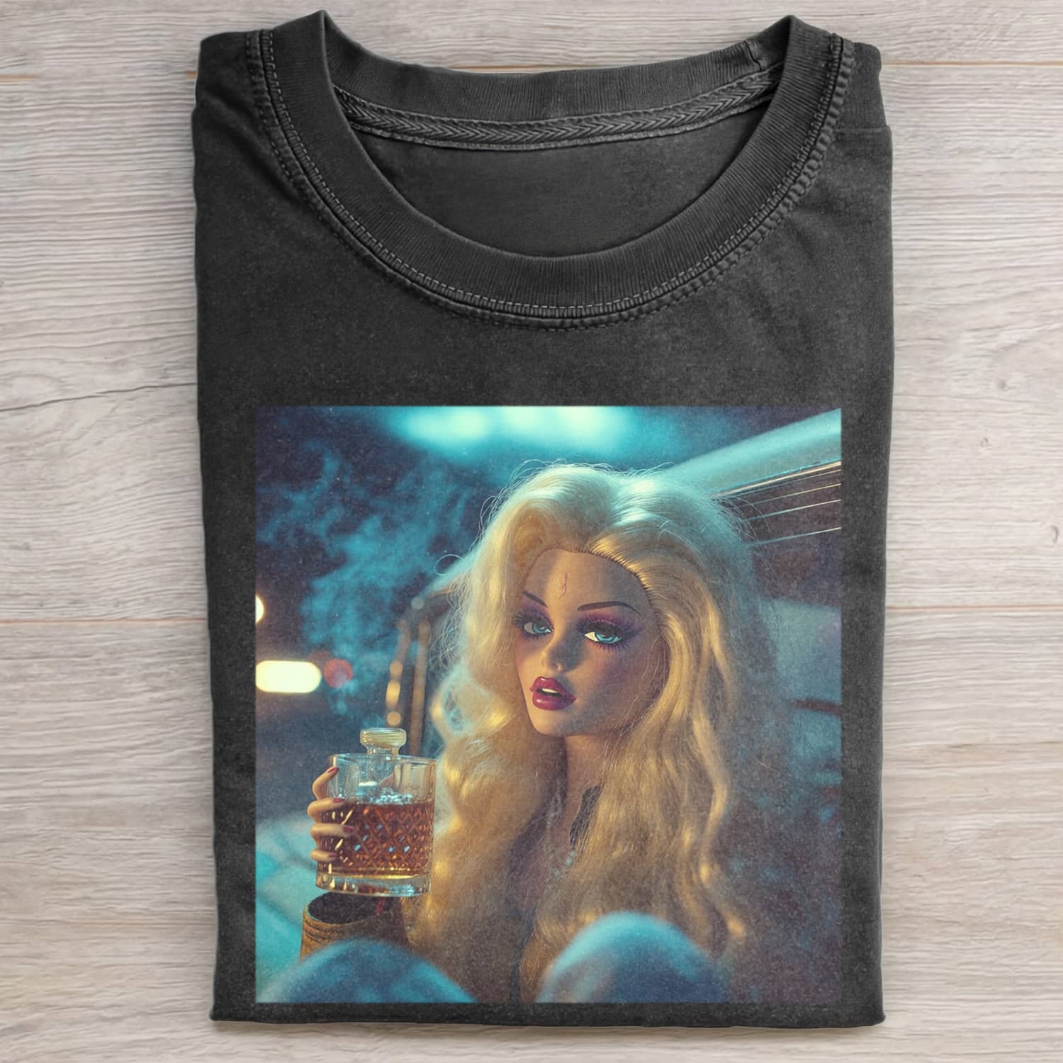 Funny Doll FaceCORE MEME MOOD ICON TEE