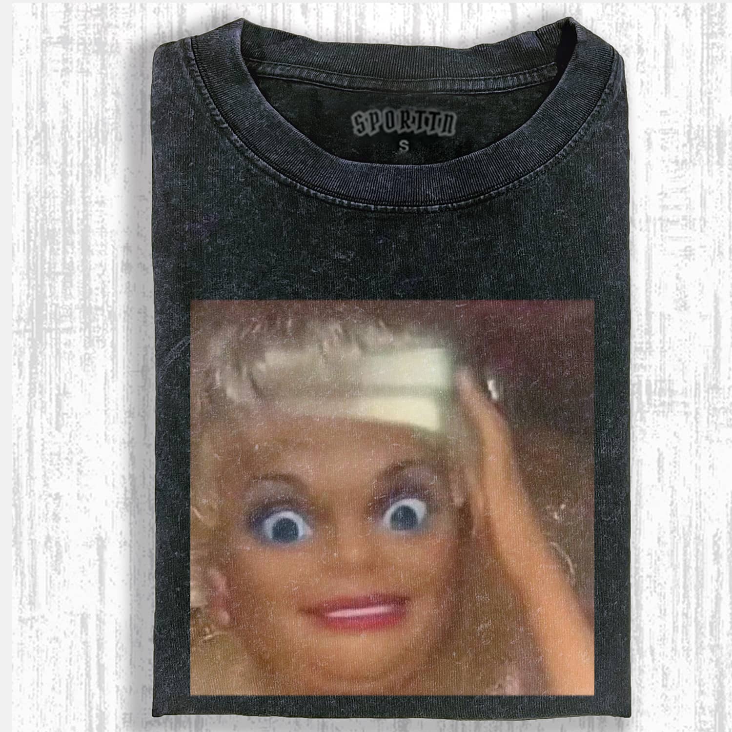 Funny Doll Face GIRL MEME T-SHIRT-ShawnCraft