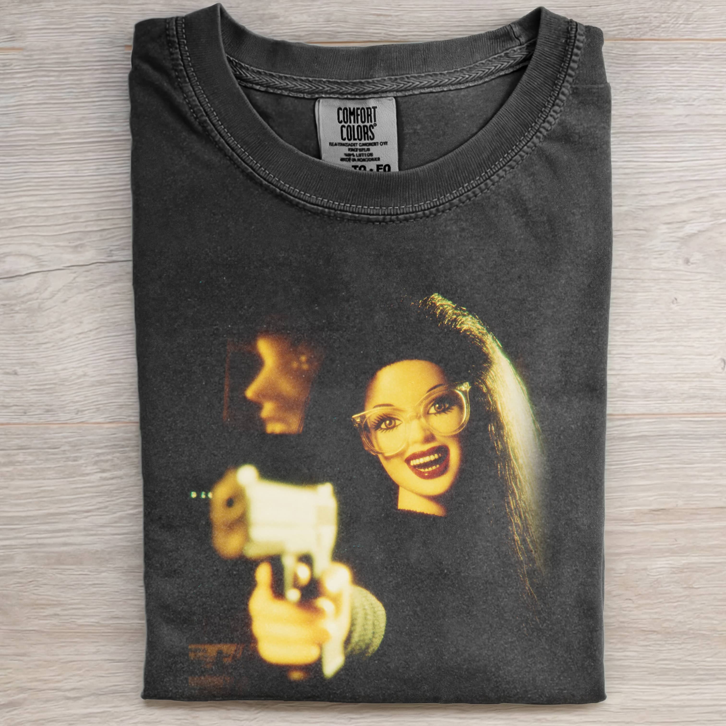 RETRO Funny Doll FaceCORET-SHIRT-ShawnCraft