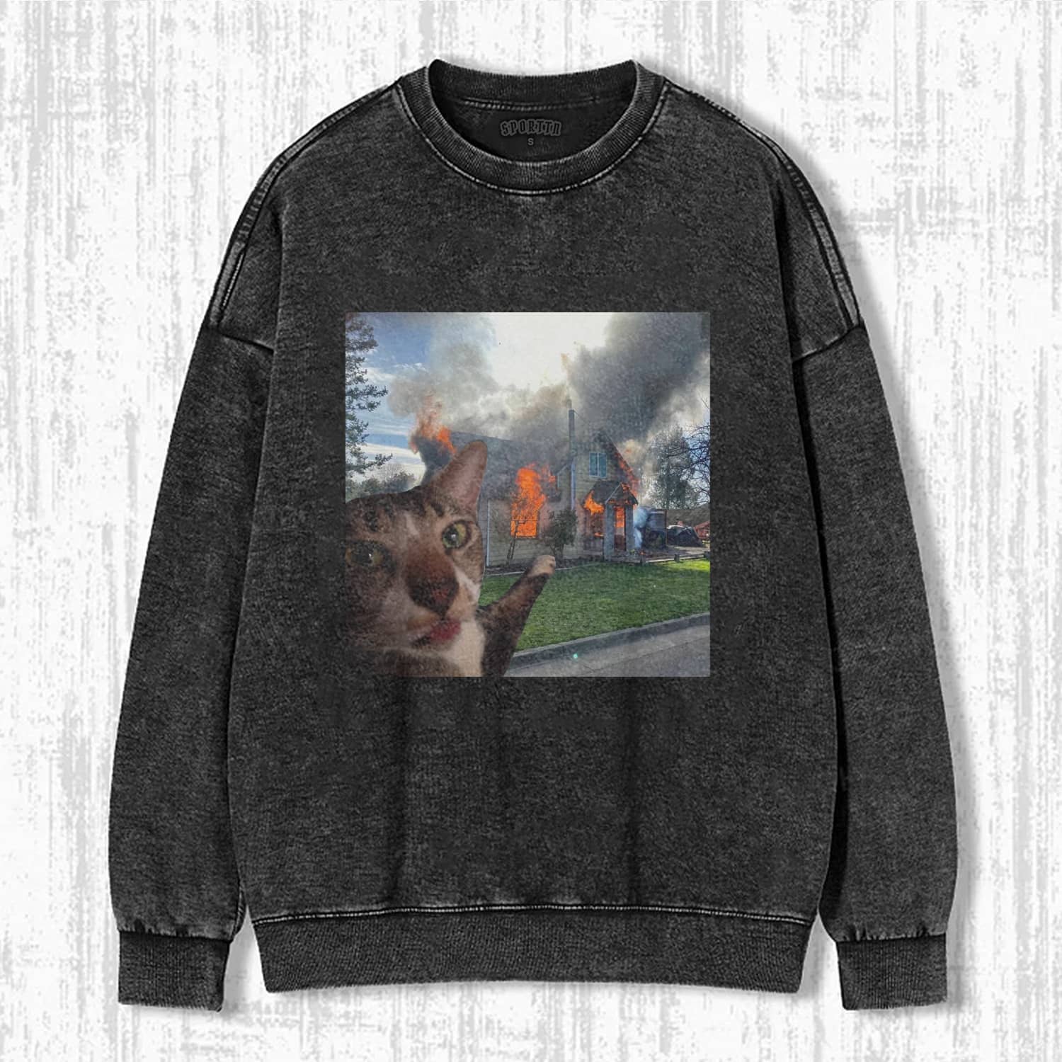 CAT MEME ICON SWEATSHIRTS-ShawnCraft