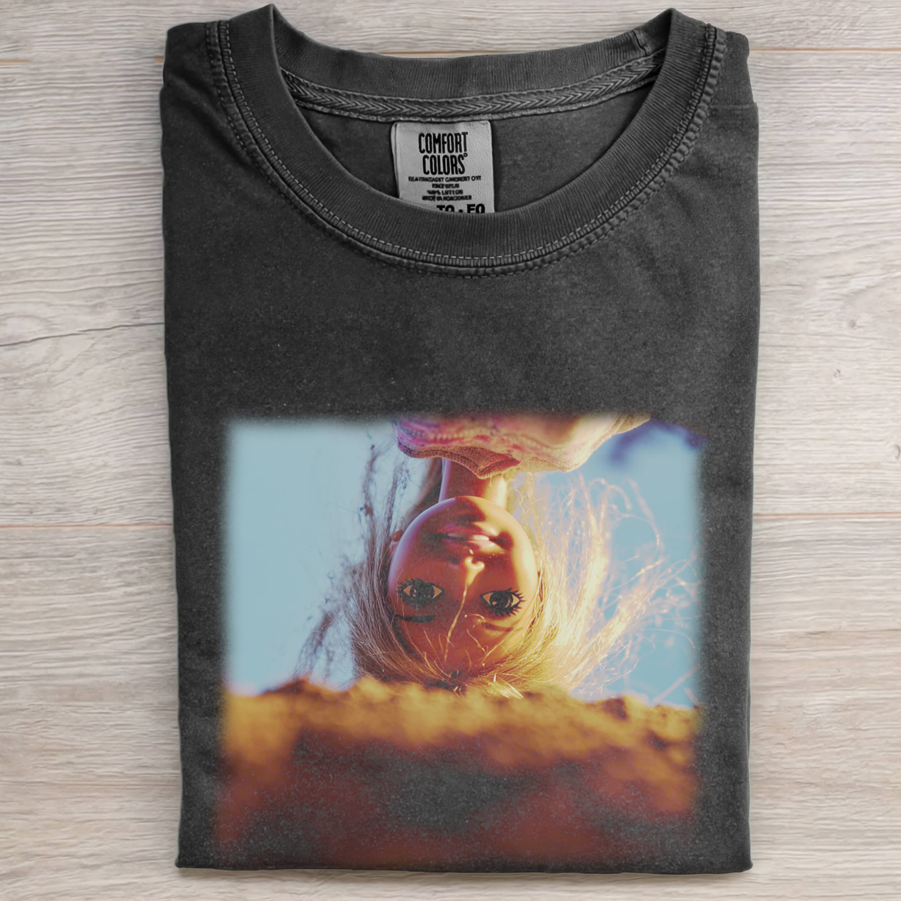 FUNNY Funny Doll Face GIRL T-SHIRT-ShawnCraft