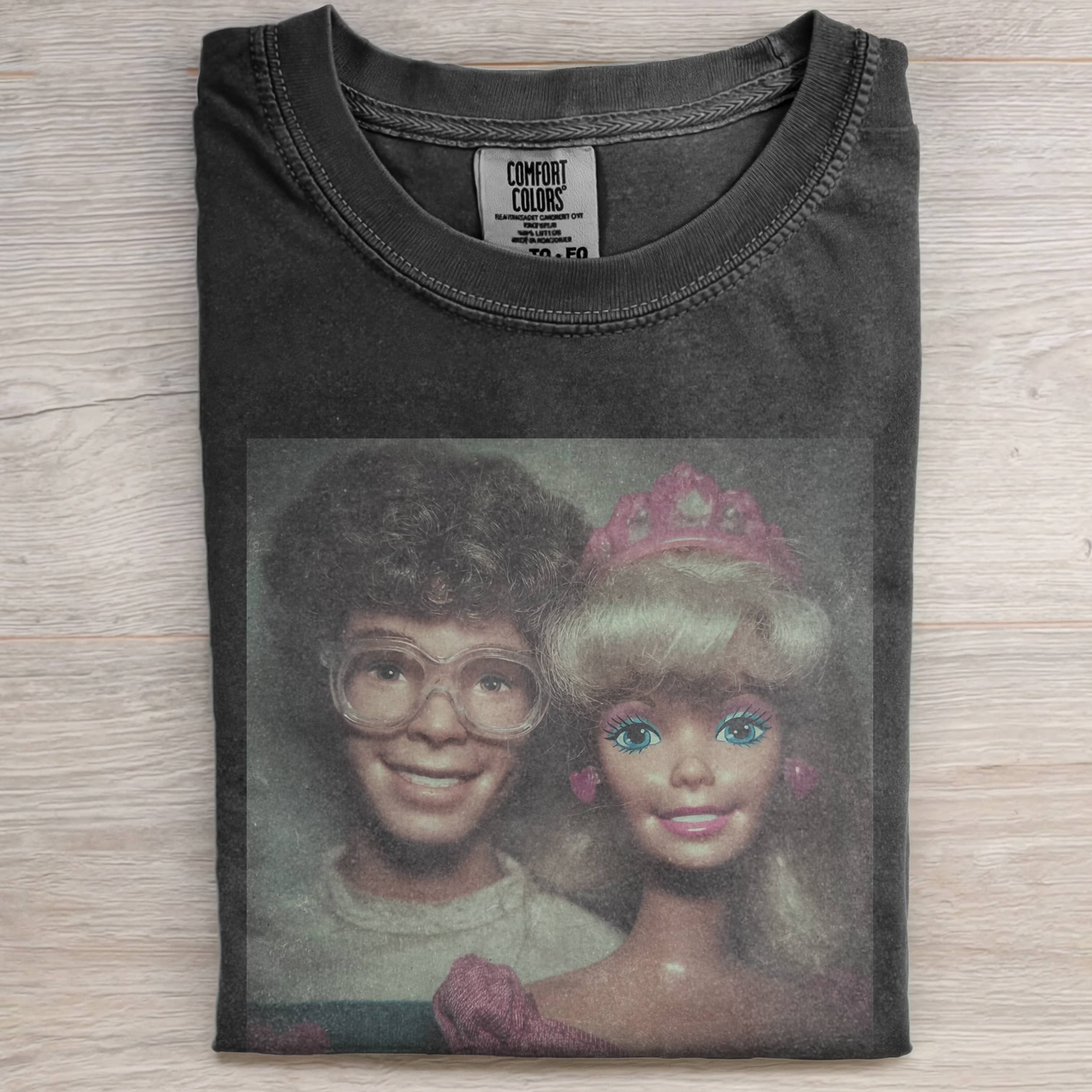 COUPLE'S RETRO Funny Doll FaceCORE TEE-ShawnCraft
