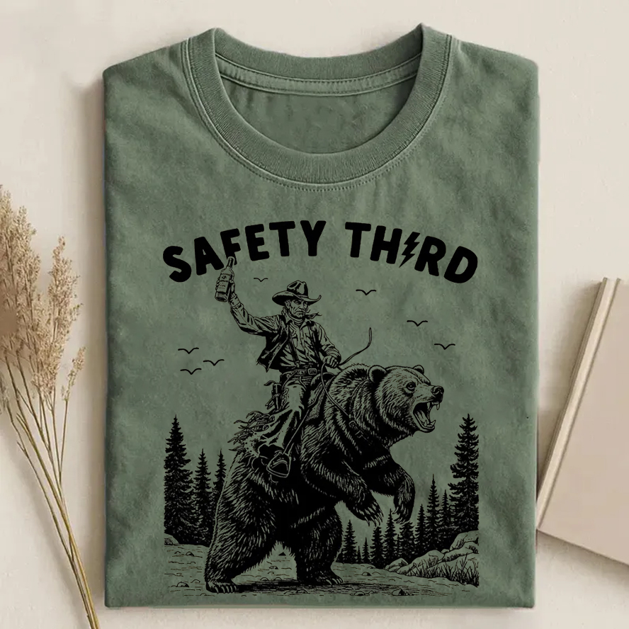 Safety Third T-shirt-ShawnCraft