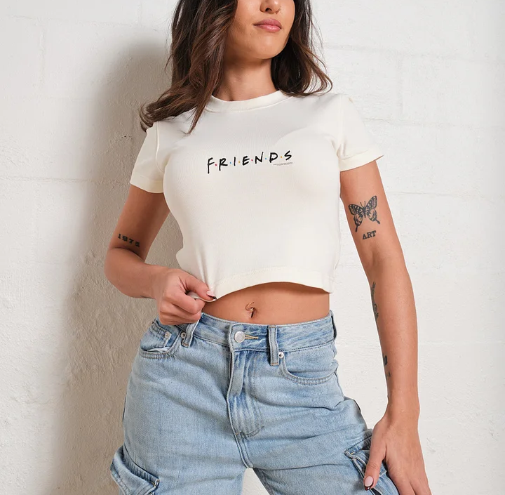 Friends Logo Baby Tee-ShawnCraft