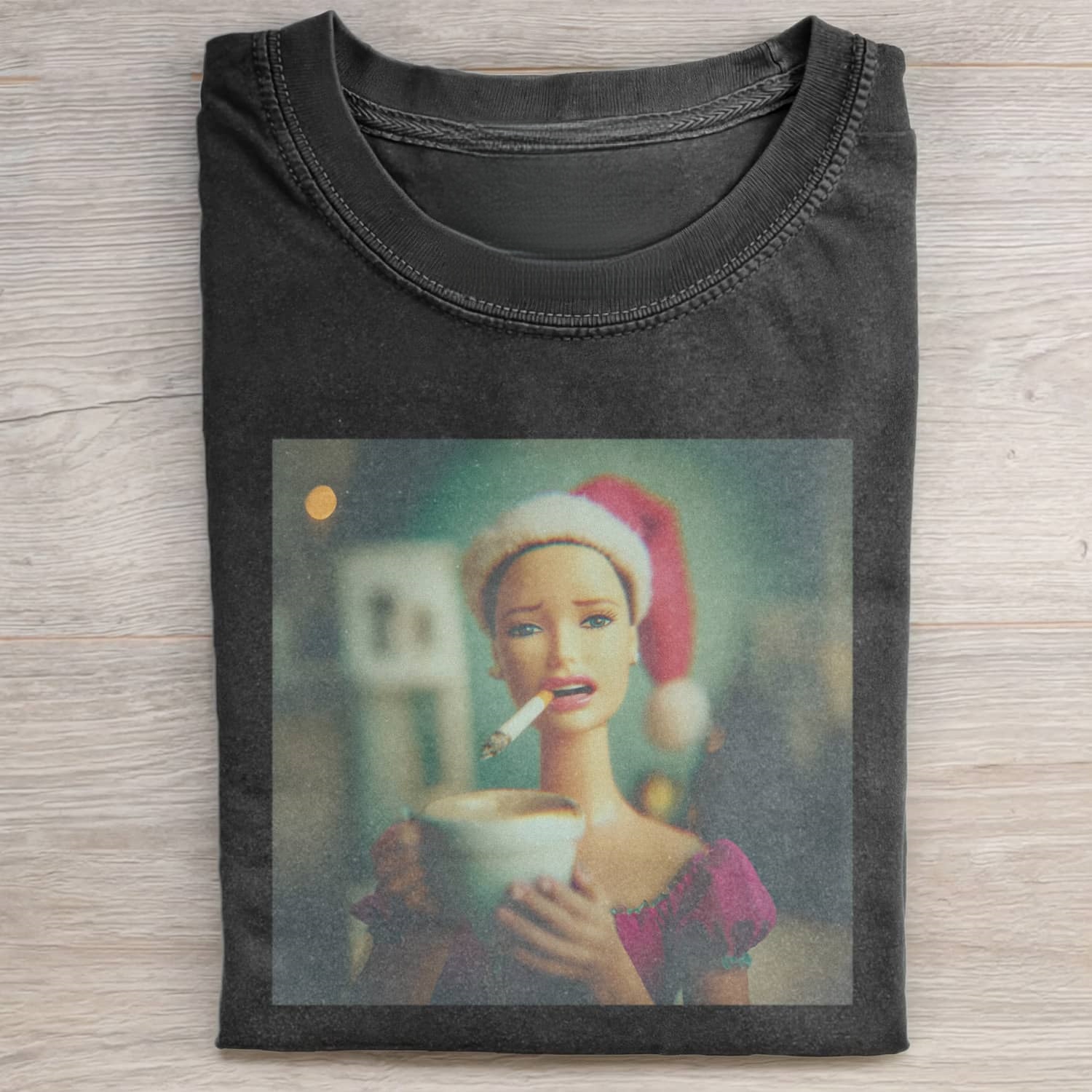 Funny Doll FaceCORE MEME MOOD ICON TEE