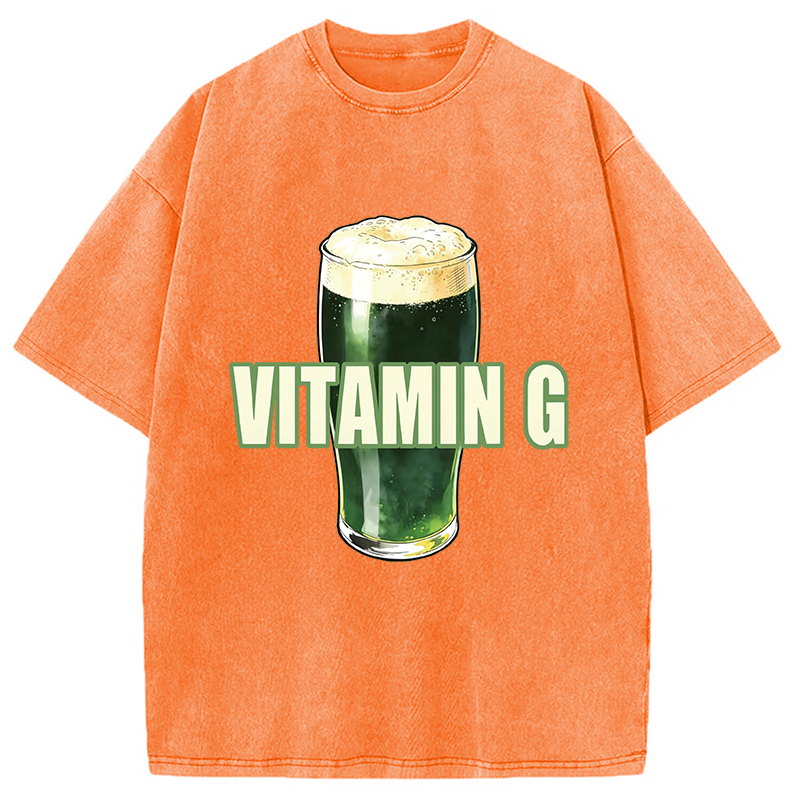 Vitamin G St. Patrick's Washed T-Shirt-ShawnCraft