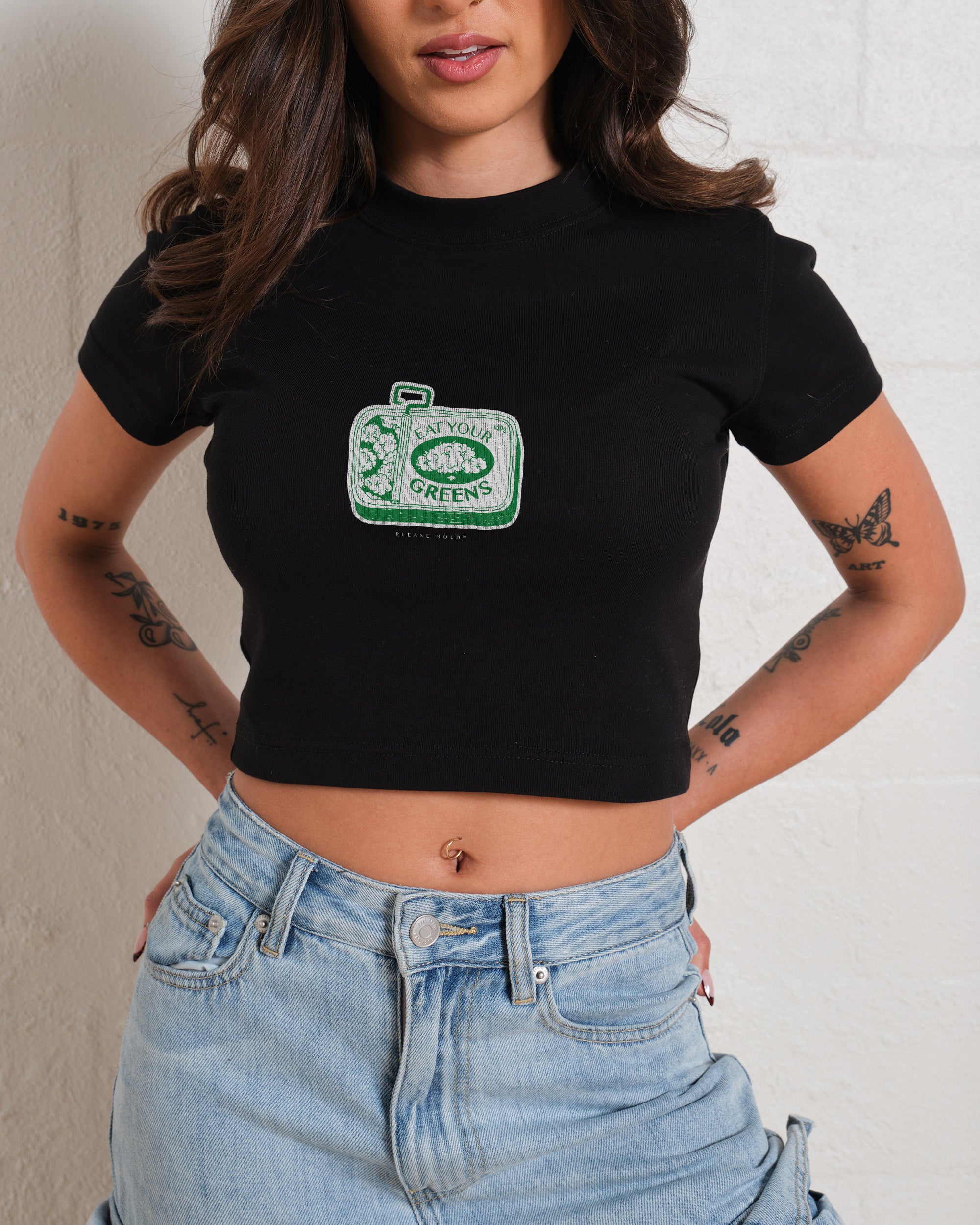 Eat Your Greens Baby Tee-ShawnCraft