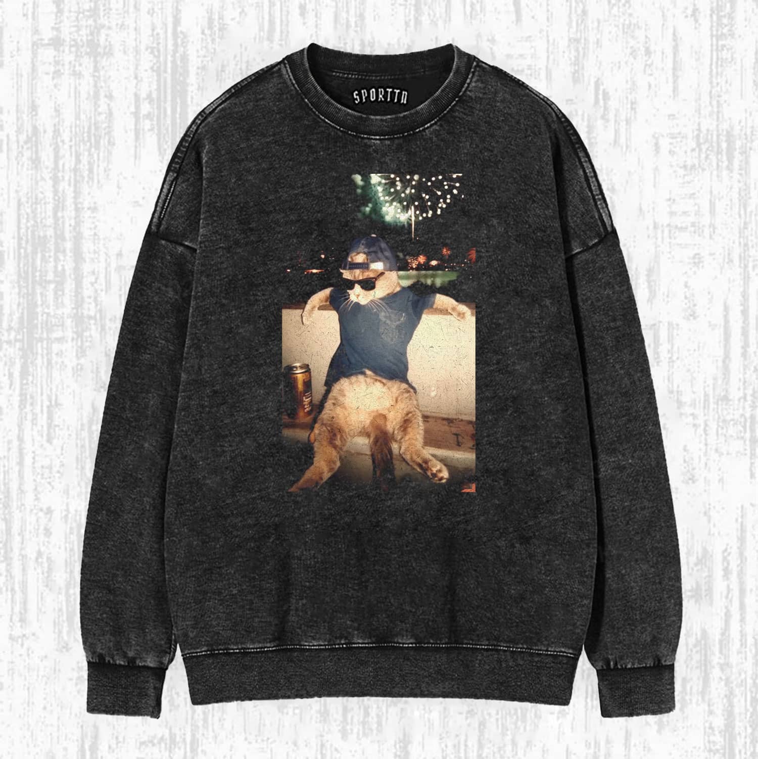 The Drunk Cool Cat T-shirt-ShawnCraft