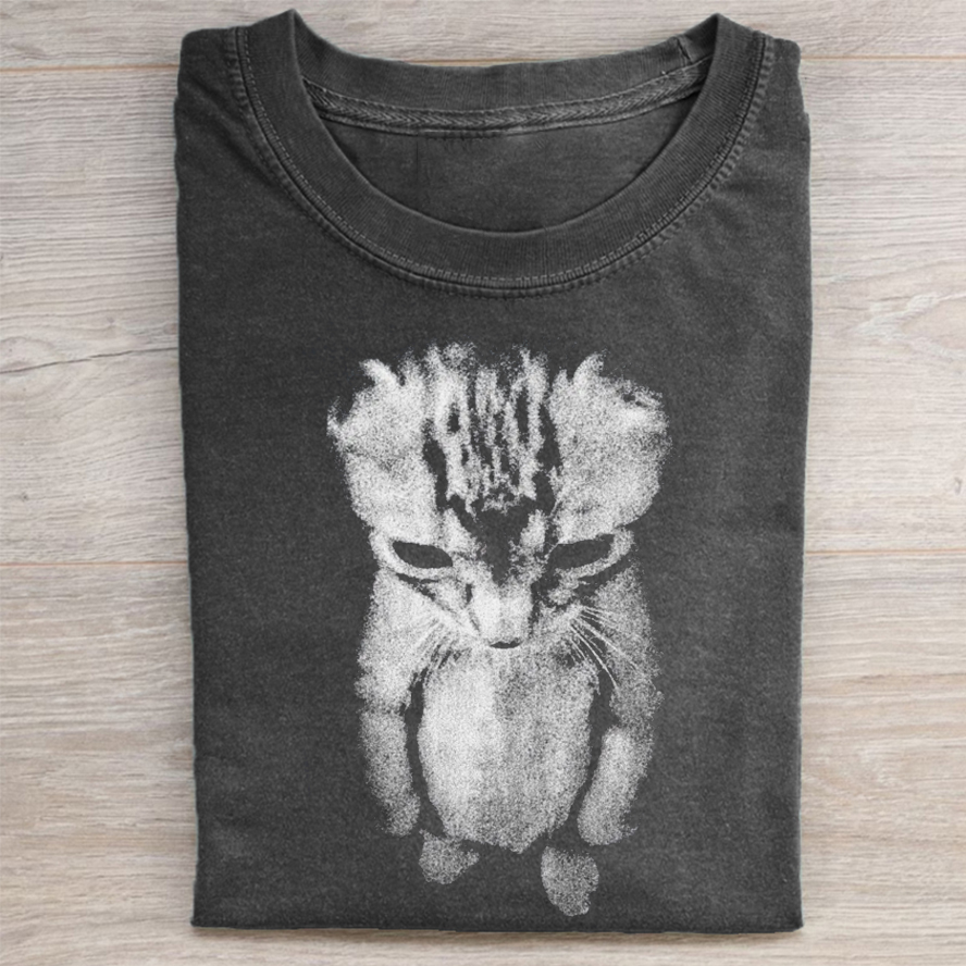 Sad Kitten Meme T-shirt-ShawnCraft