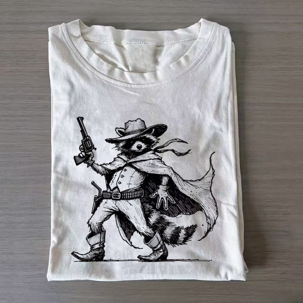 A Weird Overexcited Cowboy Raccoon T-shirt
