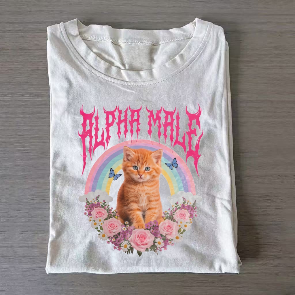 Alpha Male Funny Kitten T-shirt