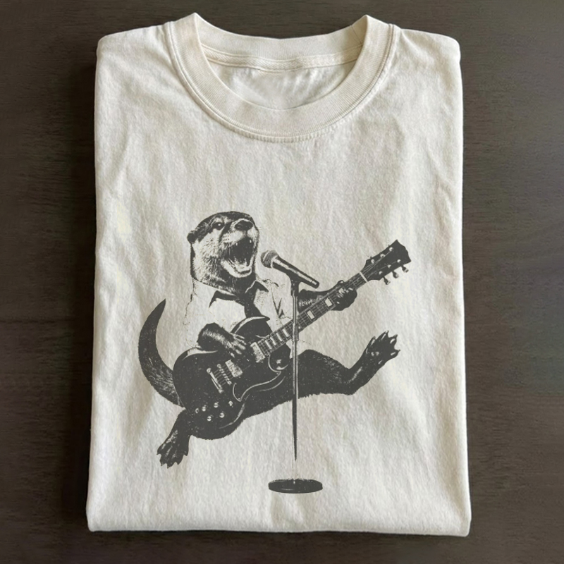 Otter Guitarist T-shirt