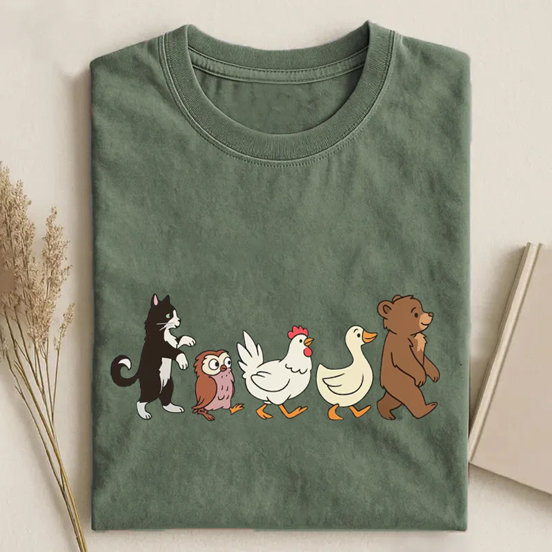 ShawnCraft® Official: Little Bear T-shirt - Premium Breathable Cotton Apparel