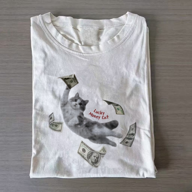 Lucky Money Cat T-shirt