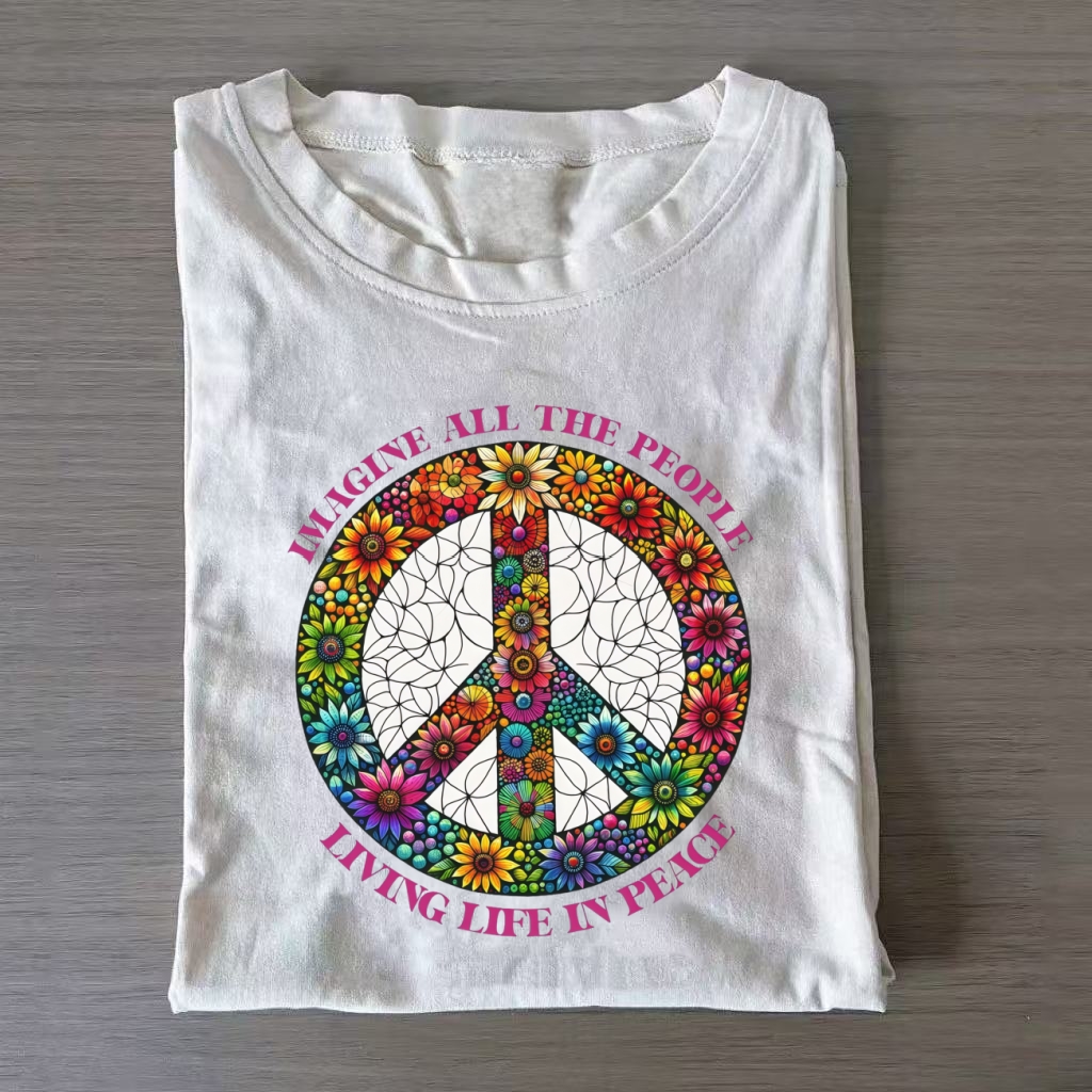 Peace Sign Flower T-shirt